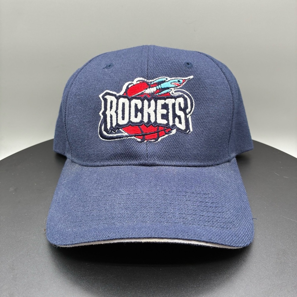 Houston Rockets Hana Sports Adult OSFA Navy Blue Wool Belnd NBA Hat